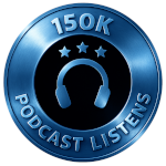 150K podcast listens